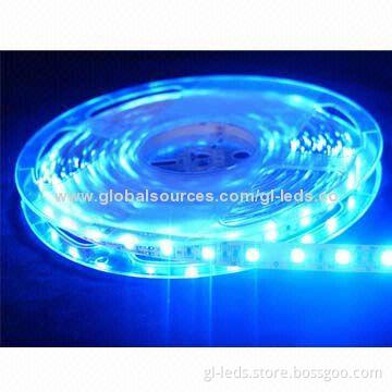 5050 RGB 24V DC LED Flexible Strip with Built-in Constant Current IC, Long Lifespan